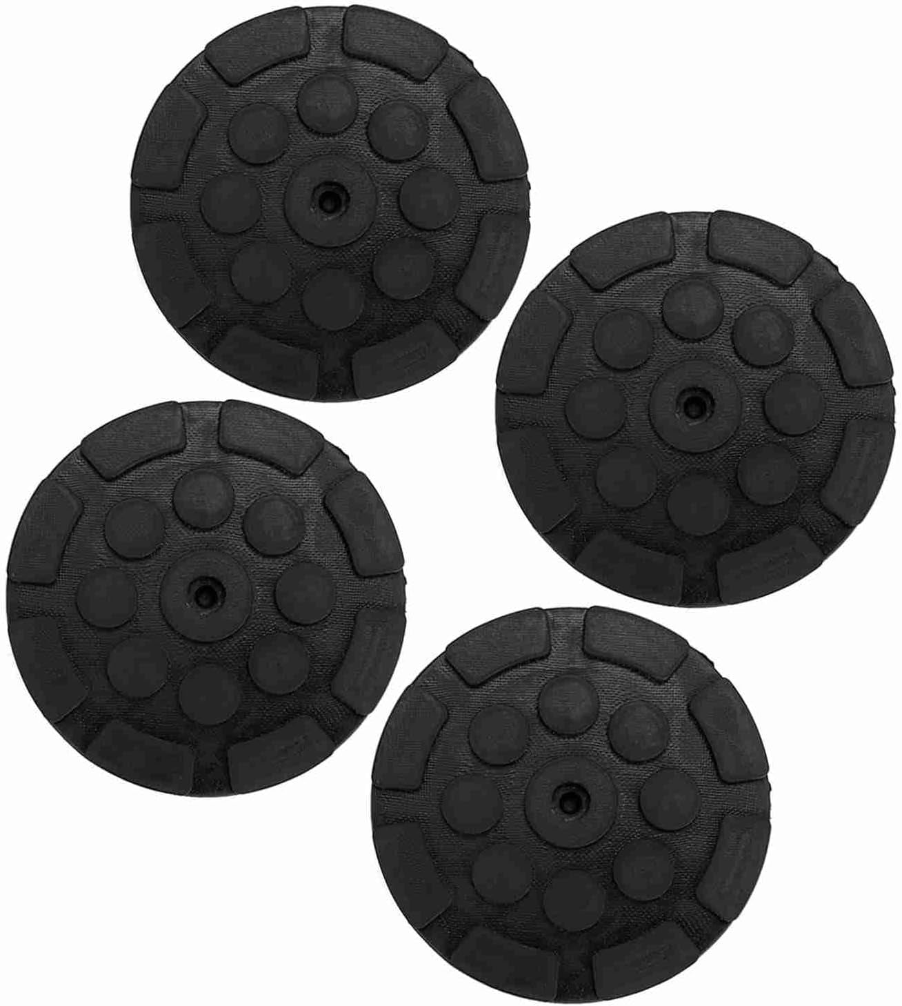 4 Stück Auto-Wagenheber-Hebepolster, Runde Gummi-Armpolster Für Auto-Wagenheber, Gewichtheber-Zubehör