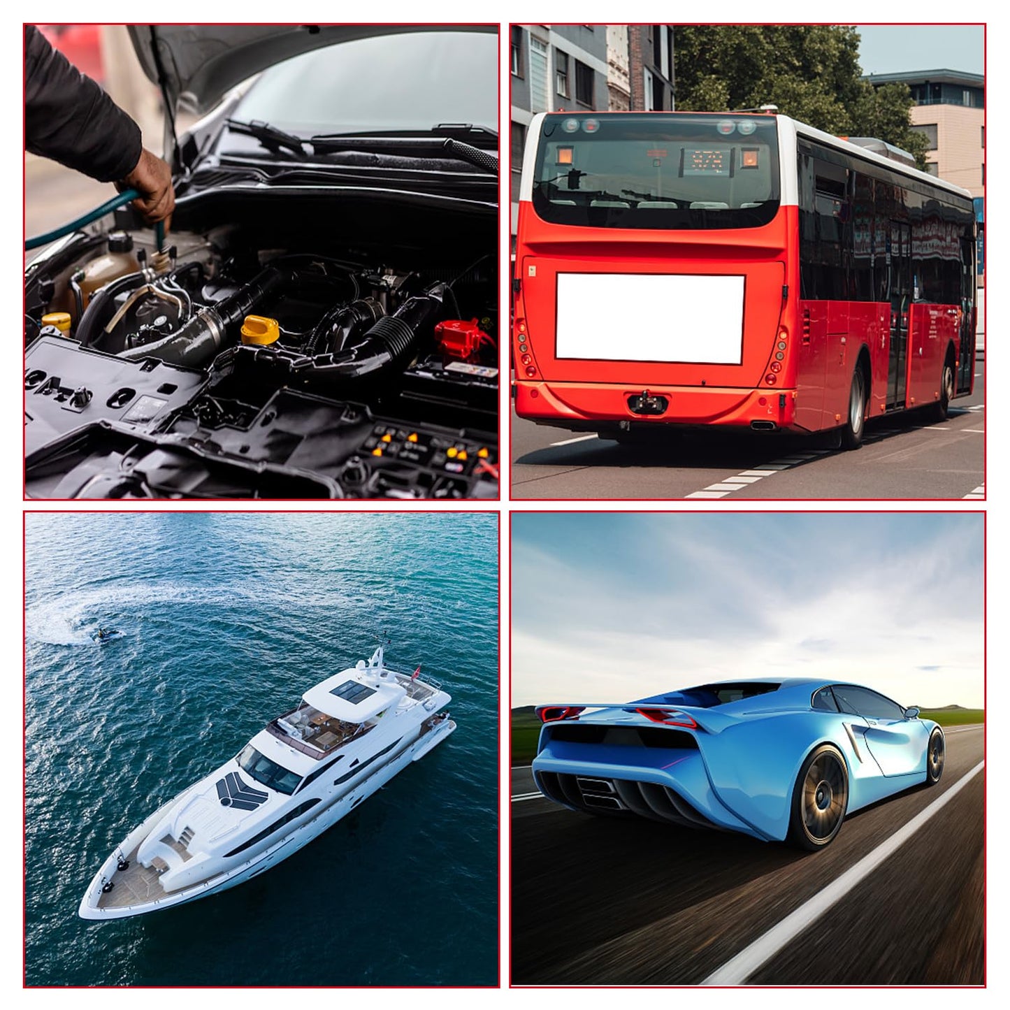 2 Stück Batterieklemmen 3-Fach Steckverbinder, Leisure Batterieklemmen Batterie Polklemmen 12V PKW Batterieklemme Für Auto Van Wohnwagen Boot