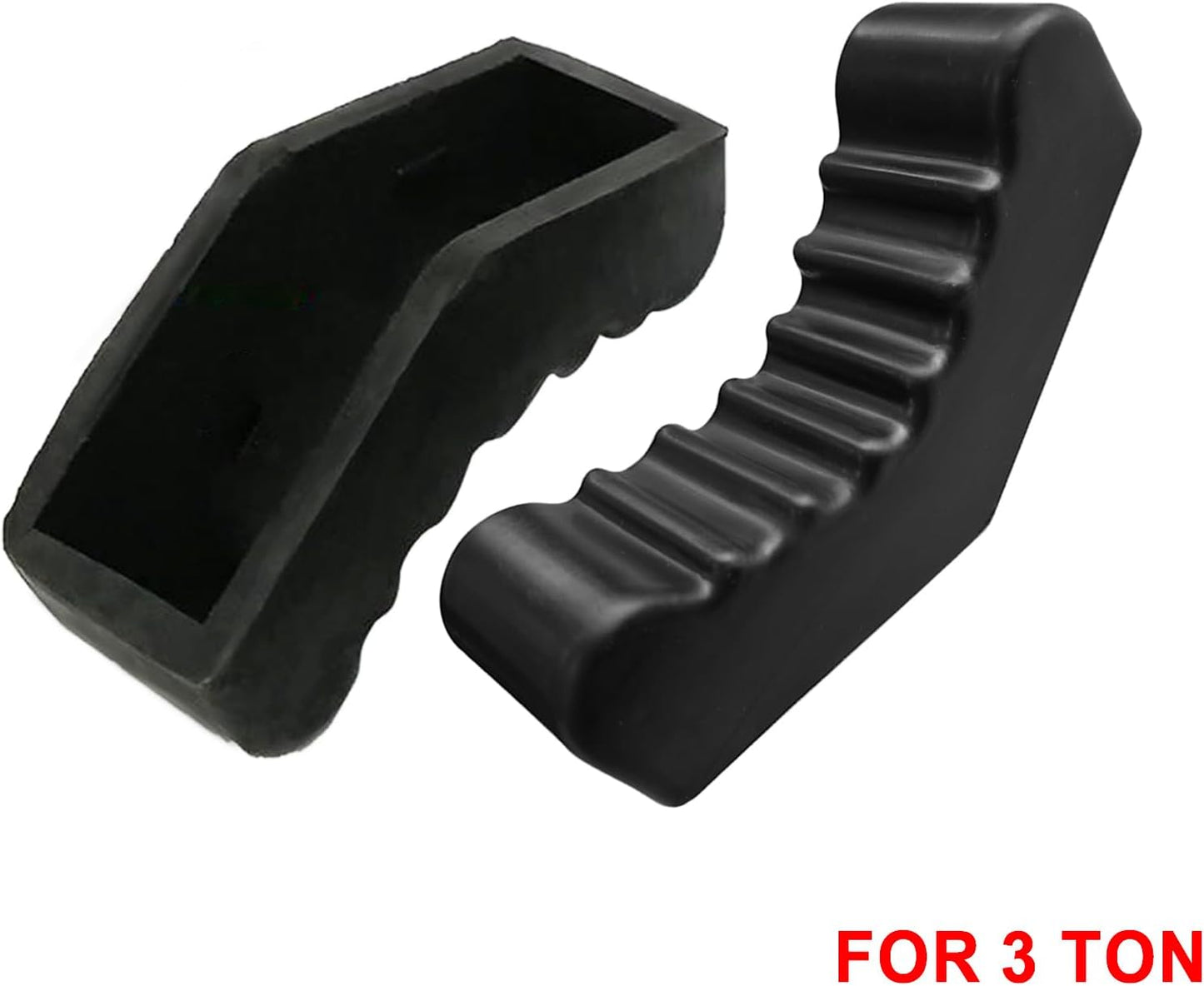 2 Stück Unterstellböcke Wagenheber Gummiauflage Gummipuffer Gummiblock Abstellböcke Für 3Ton Schützt Auto SUV Pkw LKW Vor Kratzern