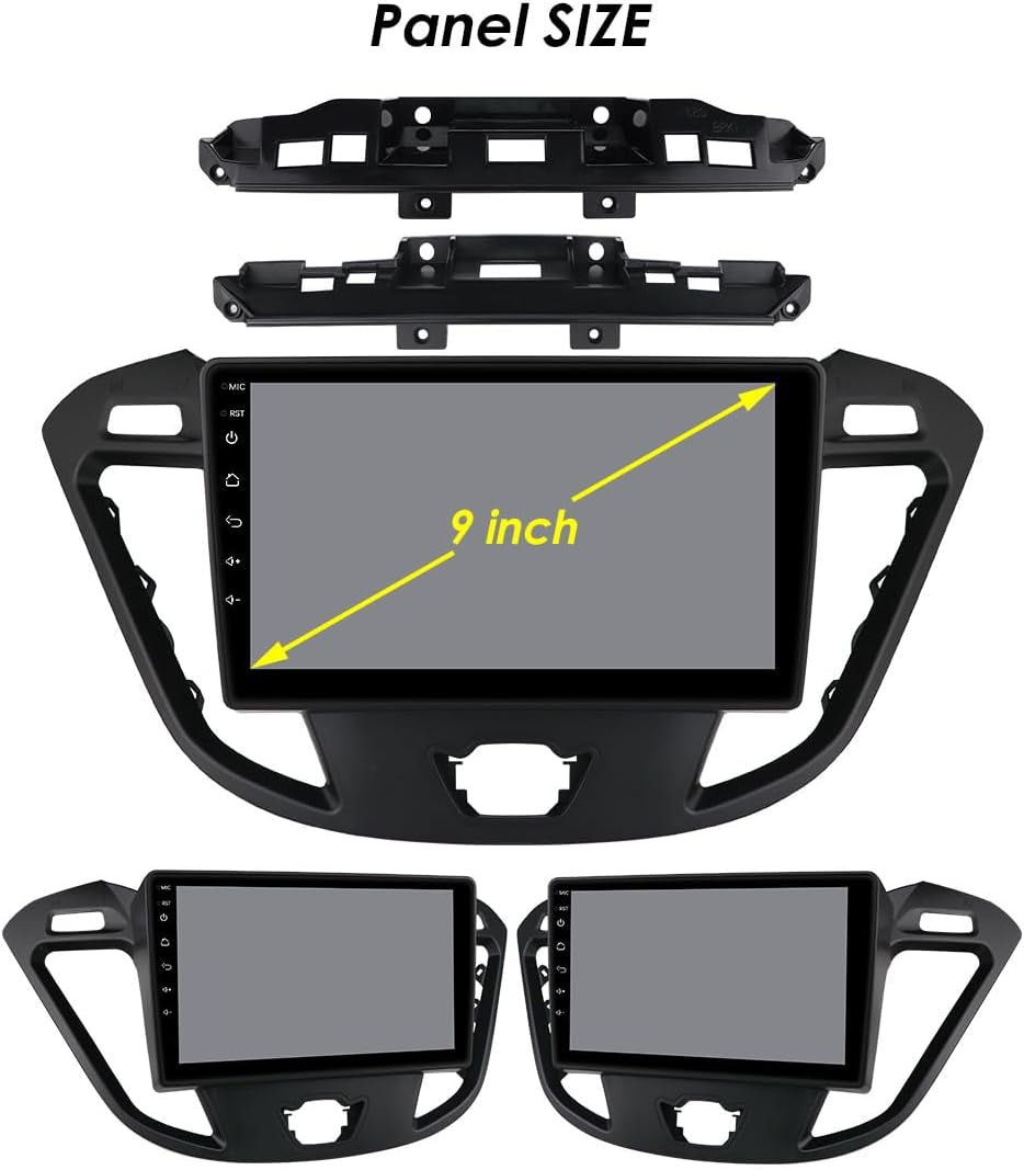 Android 13 Autoradio,Drahtloses Carplay Android Auto,Dsp+, Eingebauter Dvd-Player,Kompatibel Mit Ford Transit Tourneo Custom Jumbo Kasten V363 F150 F250 F350 V636 MK8 2012-2020 Van,9 Zoll Touchscreen