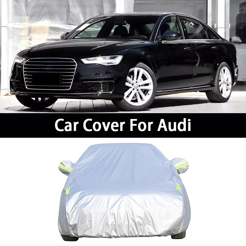 Car Cover Waterproof Dustproof UV Protective Covers Audi A1 A3 A4 A5 A6 A7 Q2 Q3 Q5 Q7 S3 S6 B6 B7 B8 C6 8P 8V 8L R8 TT RS TTS