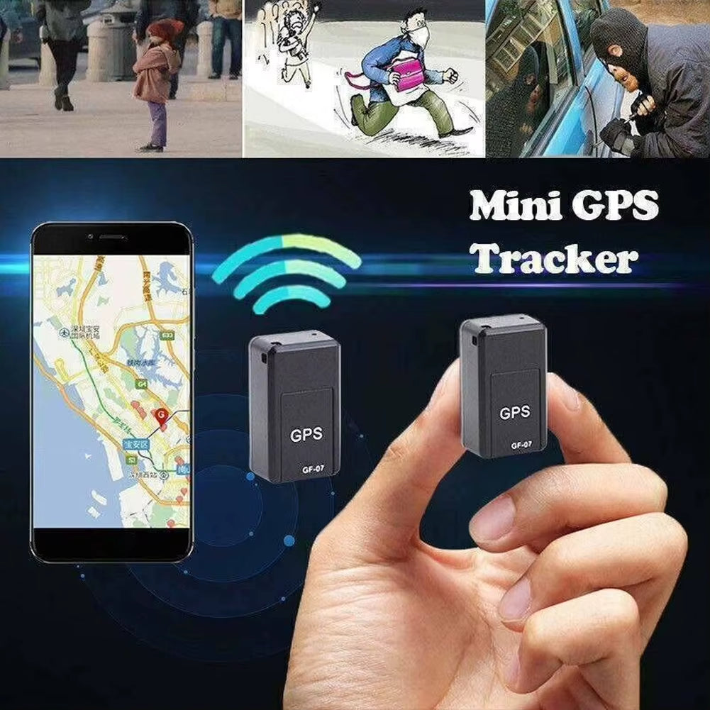 1-20Pcs Mini GPS Car Tracker Real Time Tracking GF 07 anti Theft anti Lost Locator Strong Magnetic Mount SIM Message Positioner