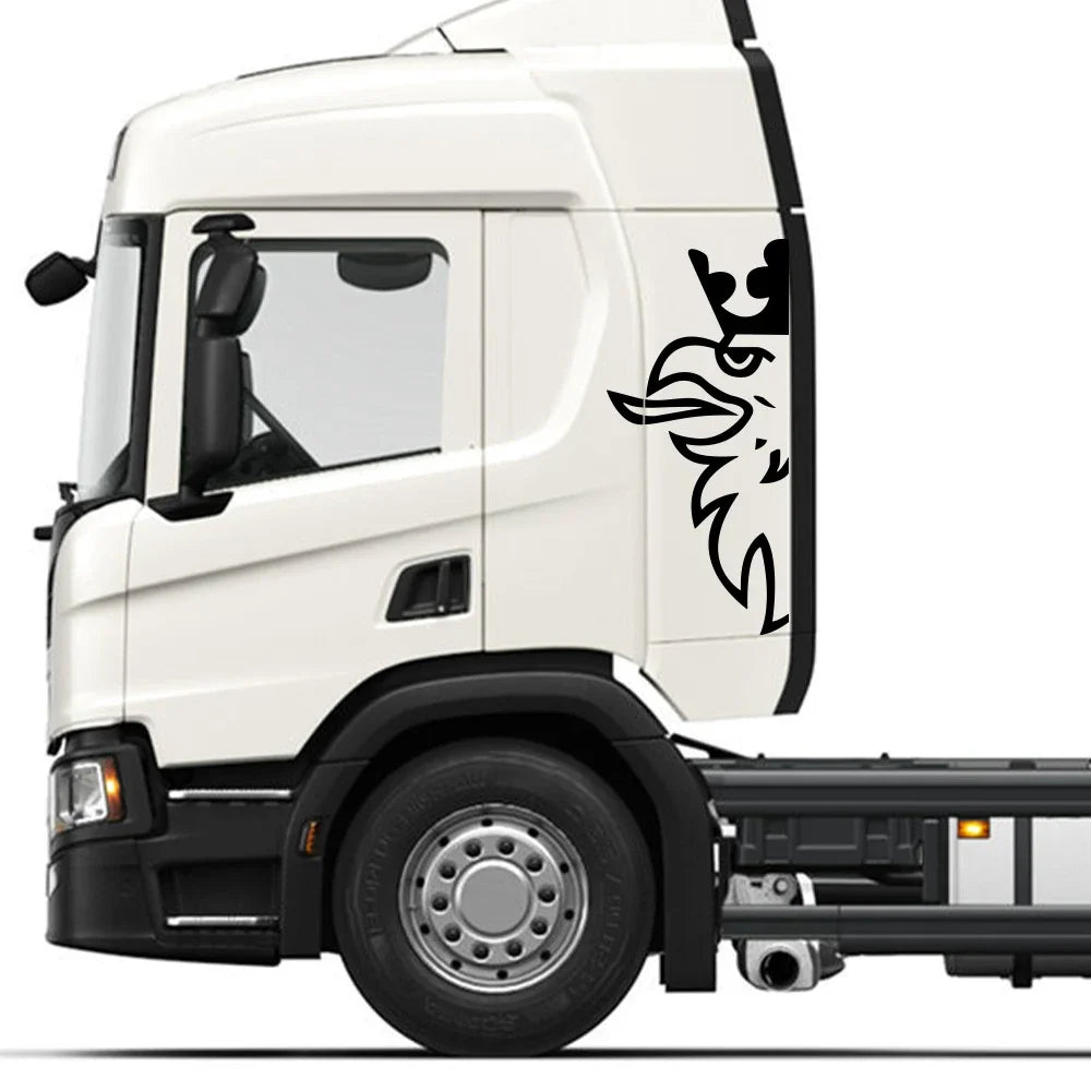 2PCS Car Side Body Stickers for Scania R G S Series Vinyl Film Decor Decals Heavy Big Truck Semi Trailer Auto Tuning Accessories