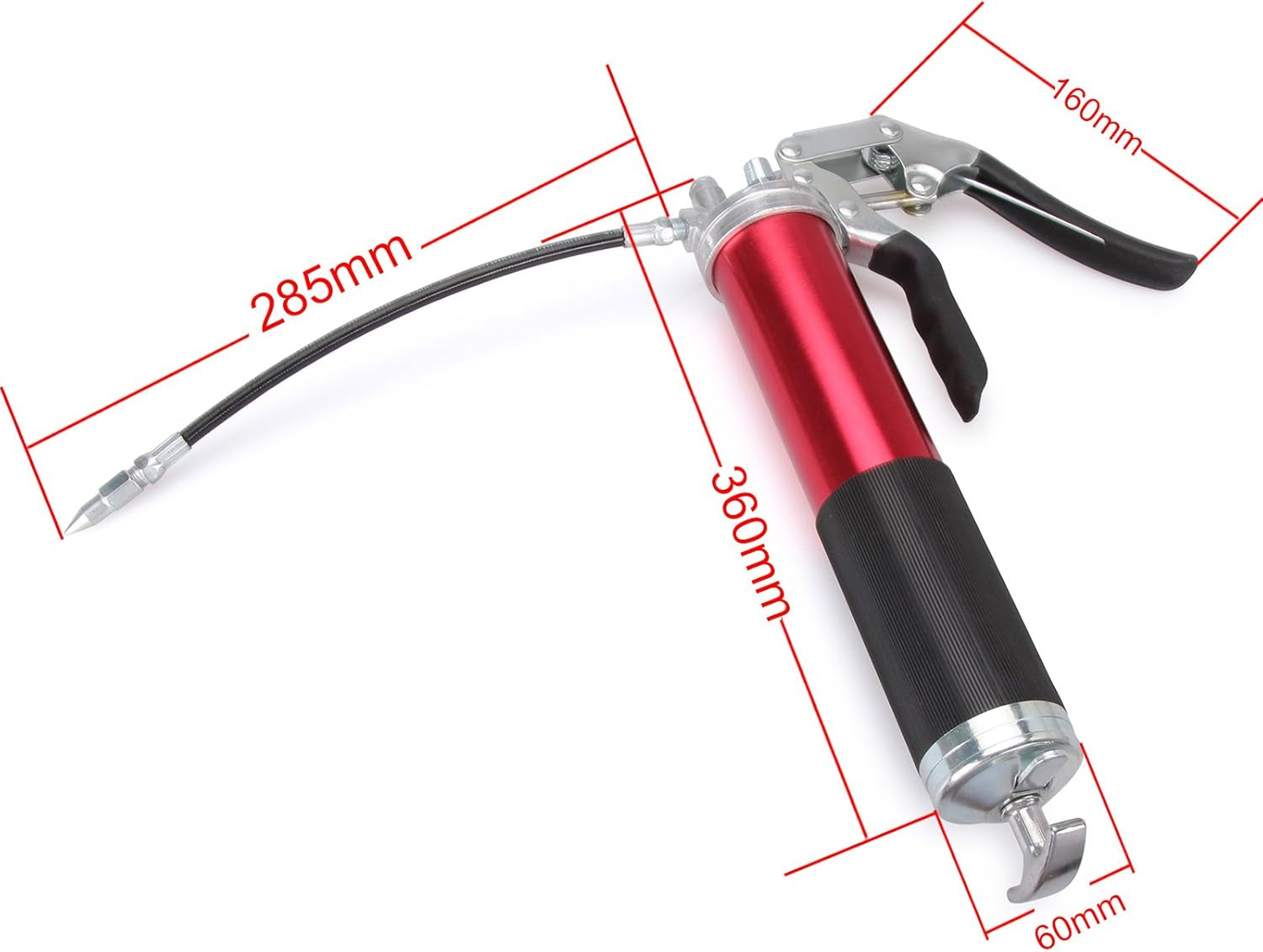 Twilight Garage Einhand Fettpresse Handfettpresse 500Ccm Tragbare 4500 PSI Handhebelfettpresse