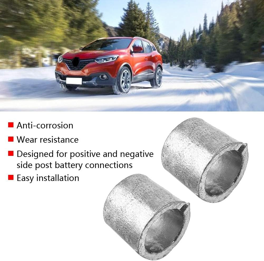 Batterieanschlusshülsen, Akozon 2 Teilige Autobatterie Anschlusskonverter Pfostenadapter Anoden Kathoden Hülsen