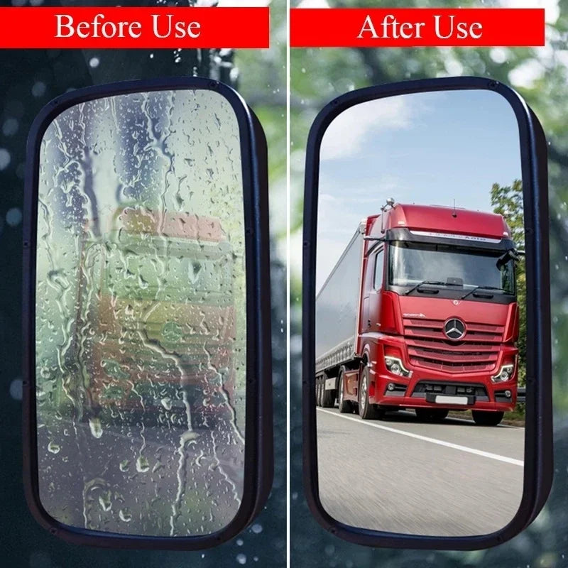 1-2PCS Car Side Window Rearview Rain Film Anti-Fog Rain-Proof Home Bathroom Mirror Waterproof Car Sticker Films 30Cmx100Cm