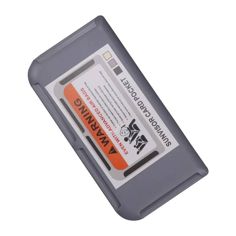 Car Sun Visor Card Holder Organizer Strong Pasting Storag Tidying Auto Instrument Panel Door Card Clip Car Interior Accessories