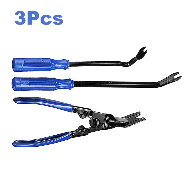 Car Trim Removal Tool Car Radio Removal Tool for Door Panel Clips Car Radio Window Molding Upholstery Marine Fastener Removal