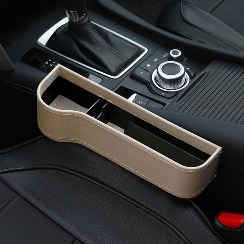 1 PC Car Seat Gap Pocket Universal Automatic Seats Slot Box Storage Organizer Phone Holder Auto Accessories