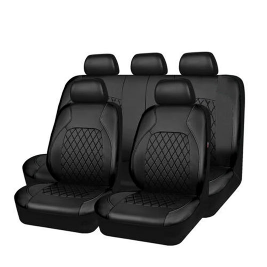 Universal Car Seat Cover PU Leather Car Seat Cushion Full Surround Protective Pad Fits Car Suv Pickup Truck Seat Accessories