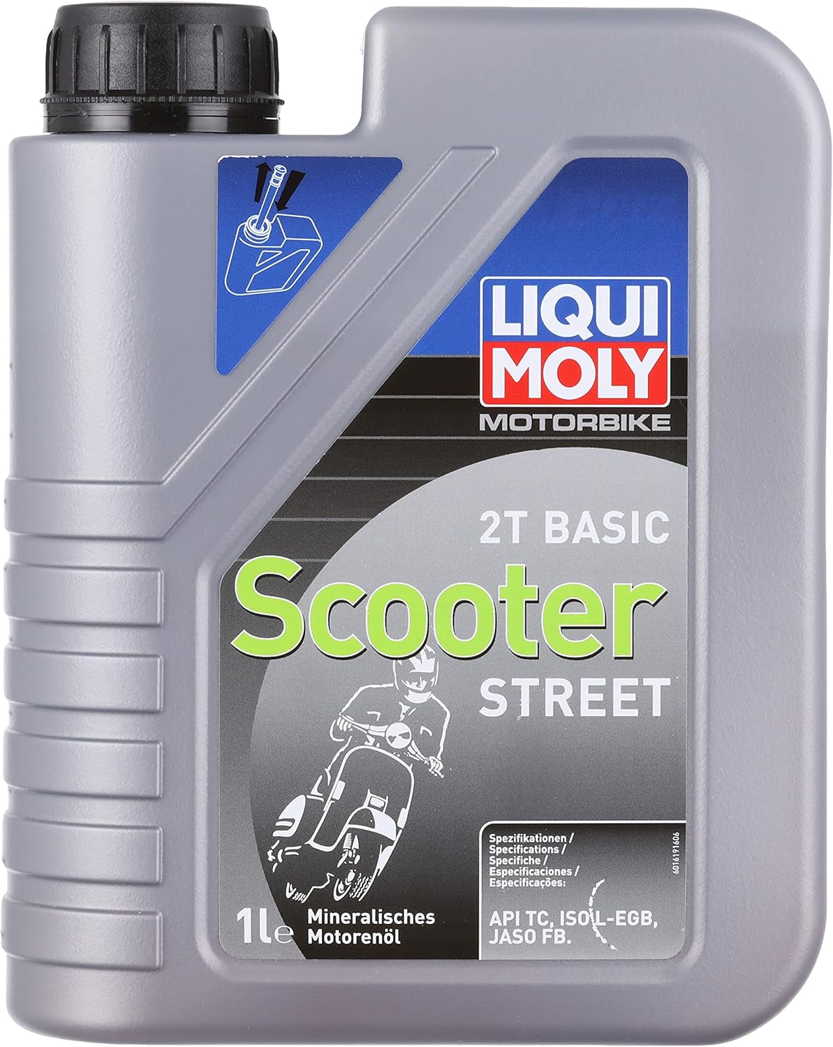 LIQUI MOLY Motorbike 2T Basic Scooter | 1 L | Motorrad 2-Takt-Öl | Art.-Nr.: 1619
