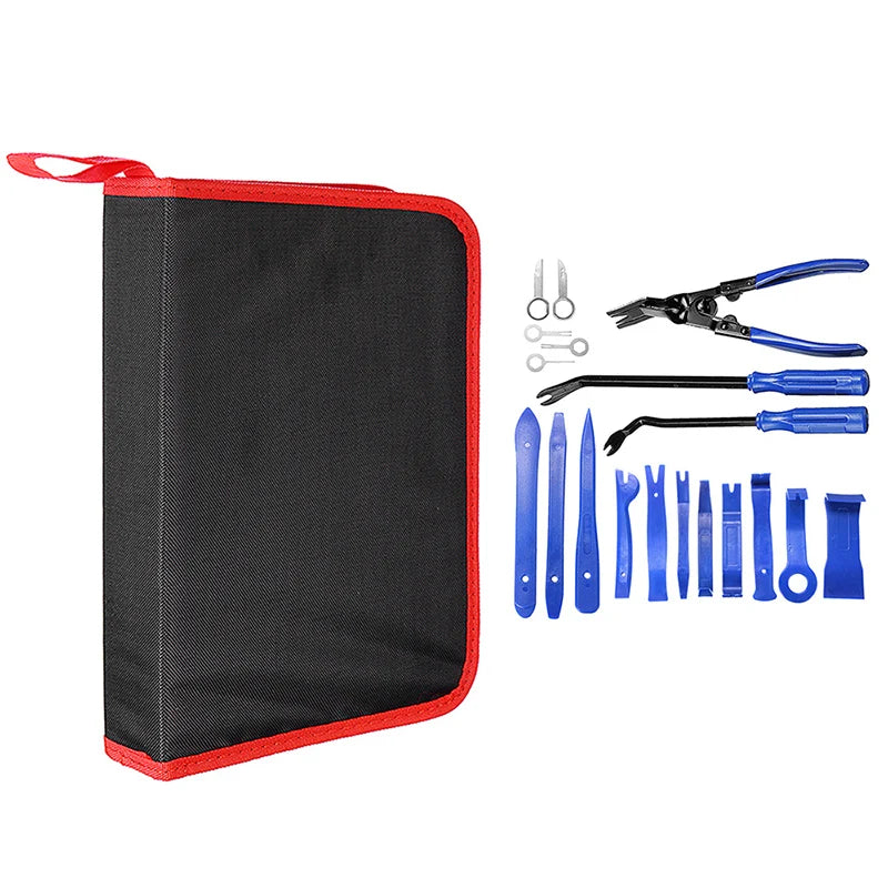 Car Trim Removal Tool Car Radio Removal Tool for Door Panel Clips Car Radio Window Molding Upholstery Marine Fastener Removal