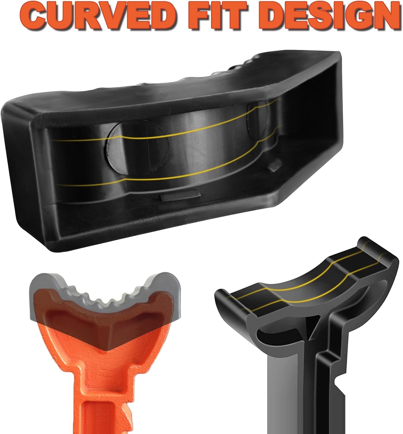 2 Stück Unterstellböcke Wagenheber Gummiauflage Gummipuffer Gummiblock Abstellböcke Für 3Ton Schützt Auto SUV Pkw LKW Vor Kratzern