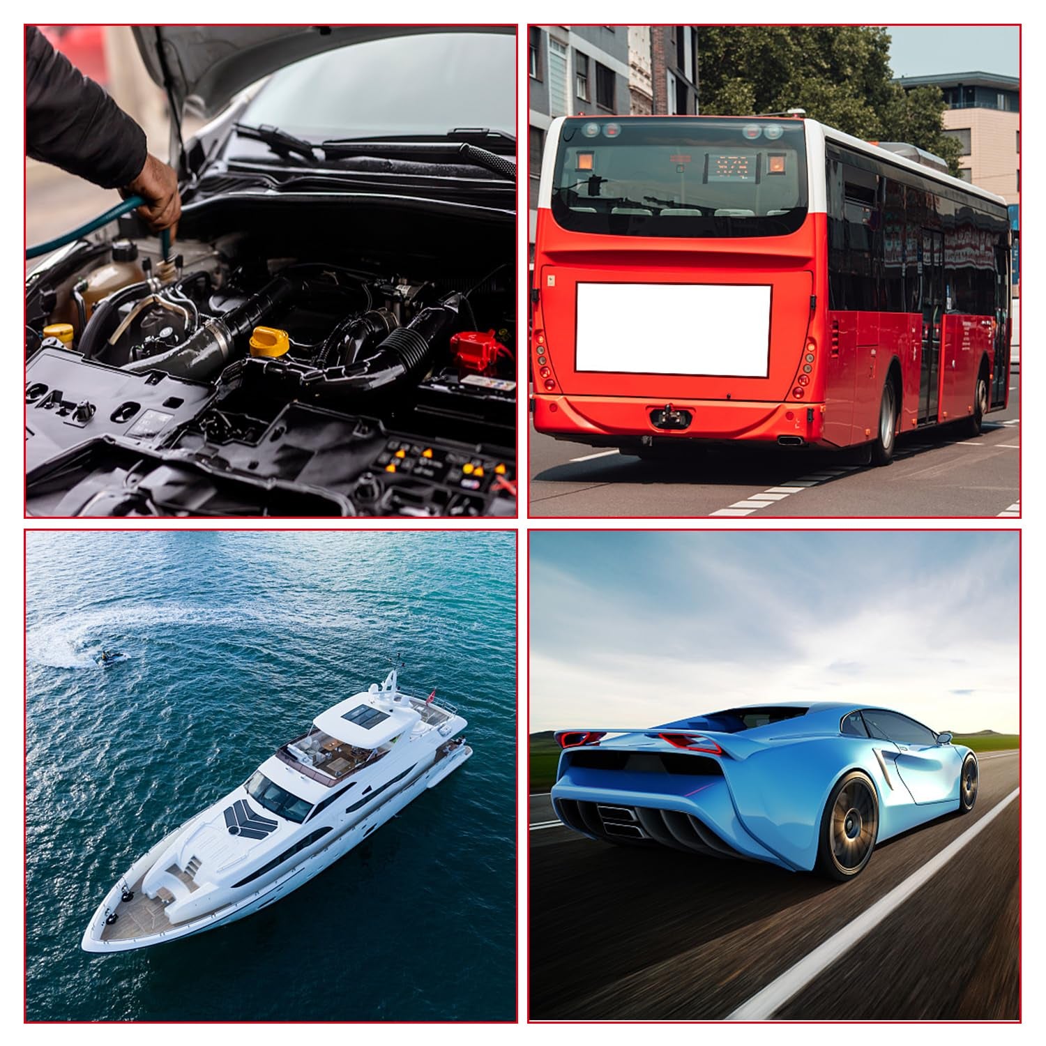 2 Stück Batterieklemmen 3-Fach Steckverbinder, Leisure Batterieklemmen Batterie Polklemmen 12V PKW Batterieklemme Für Auto Van Wohnwagen Boot