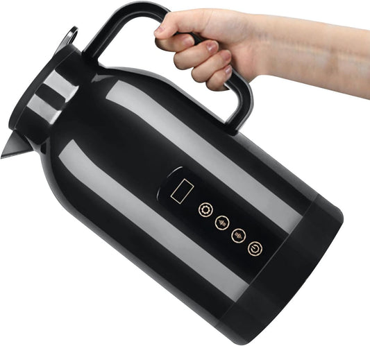 Auto Reisewasserkocher | Hitzebeständiger Wasserkocher Fürs Auto | 1150 Ml 12 V / 24 V Heizbecher Für Auto Stark Versiegelnde Touchscreen-Temperaturregelung Für Wasserkaffee