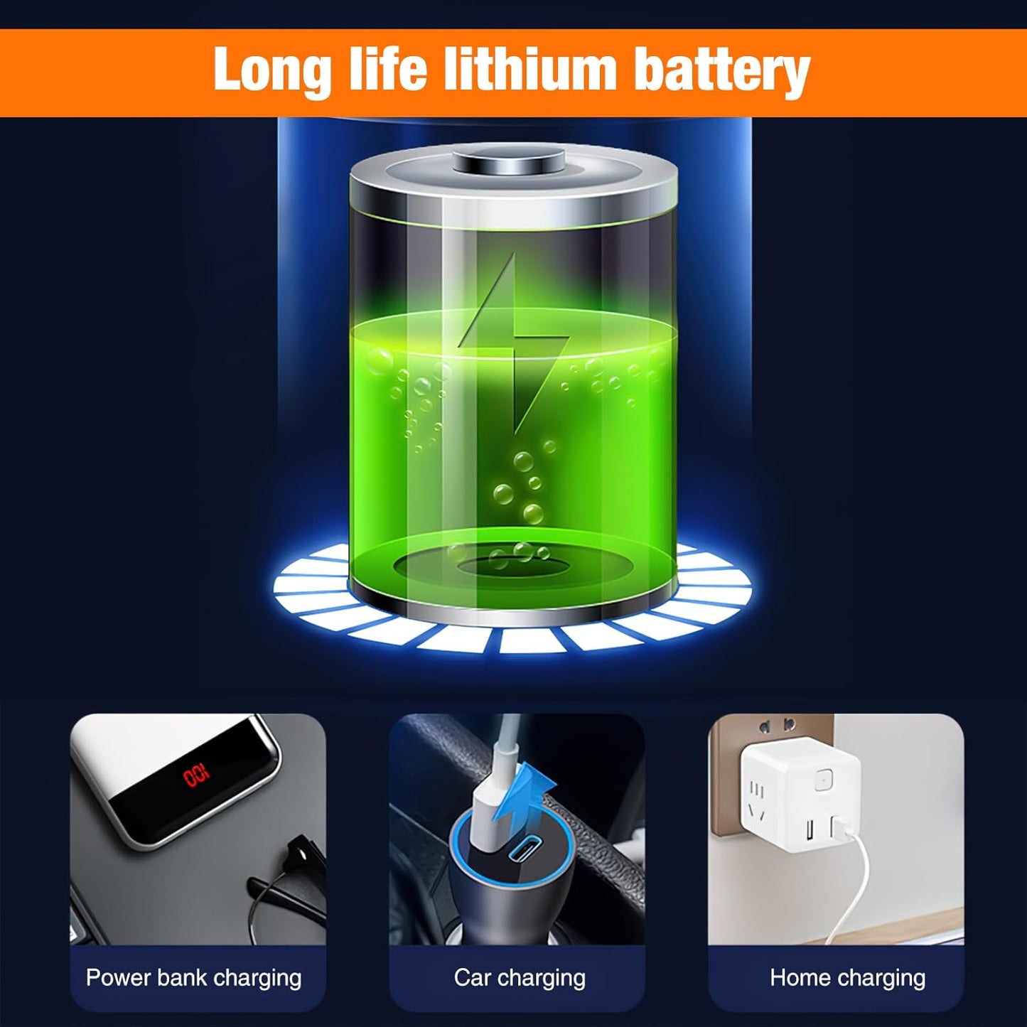 Luftpumpe Für Autoreifen, Kabellos, Elektrische Reifenpumpe, 150 PSI, Tragbar, Elektrische Pumpe Für Autoreifen Mit Led-Licht, Für Motorrad Bike Ball, 168CQJ