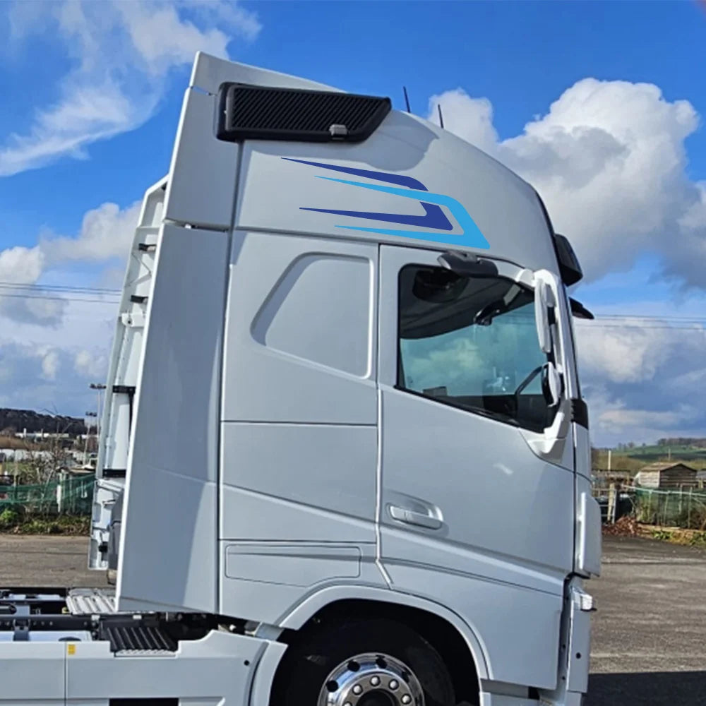 2Pcs Truck Body Decals for Volvo FH XL FH16 Aero Globetrotter HGV Heavy Large Truck Vinyl Car Stickers Auto Tuning Accessories