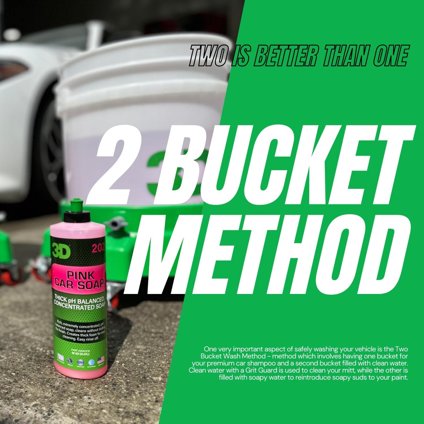 Pink Car Soap – 1 Gallon |Ph Neutral Car Wash Soap with High Suds & Cherry Scent | Scratch-Free, High Gloss Shine | Safe on Wax & Sealants | Weekly Car Care