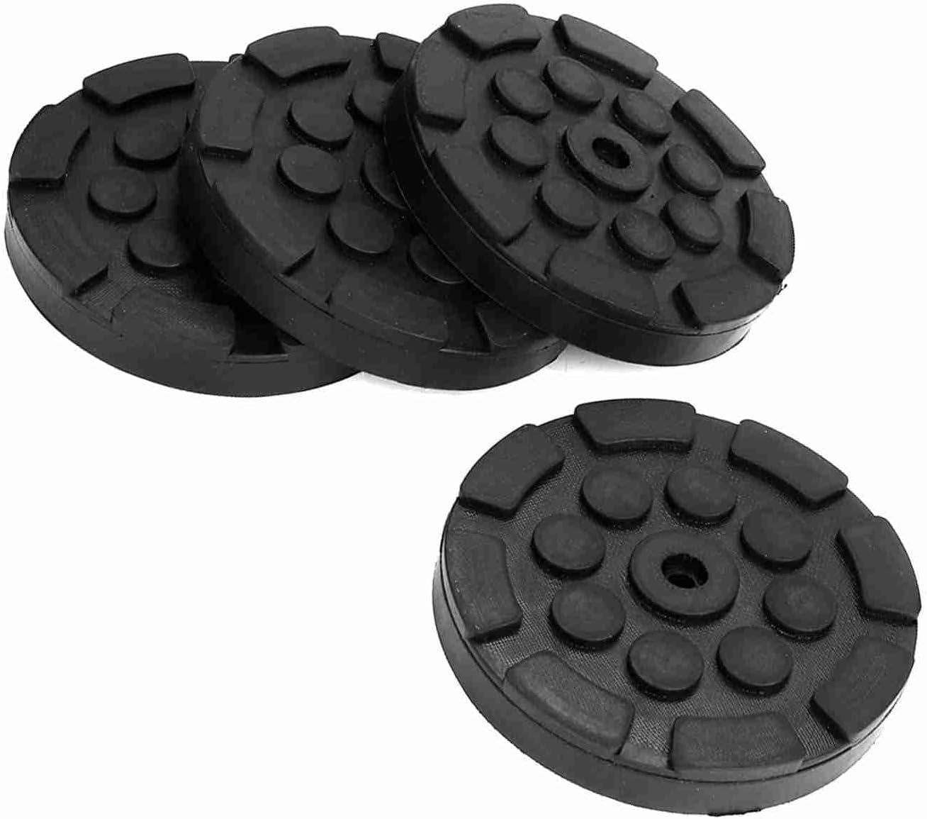 4 Stück Auto-Wagenheber-Hebepolster, Runde Gummi-Armpolster Für Auto-Wagenheber, Gewichtheber-Zubehör