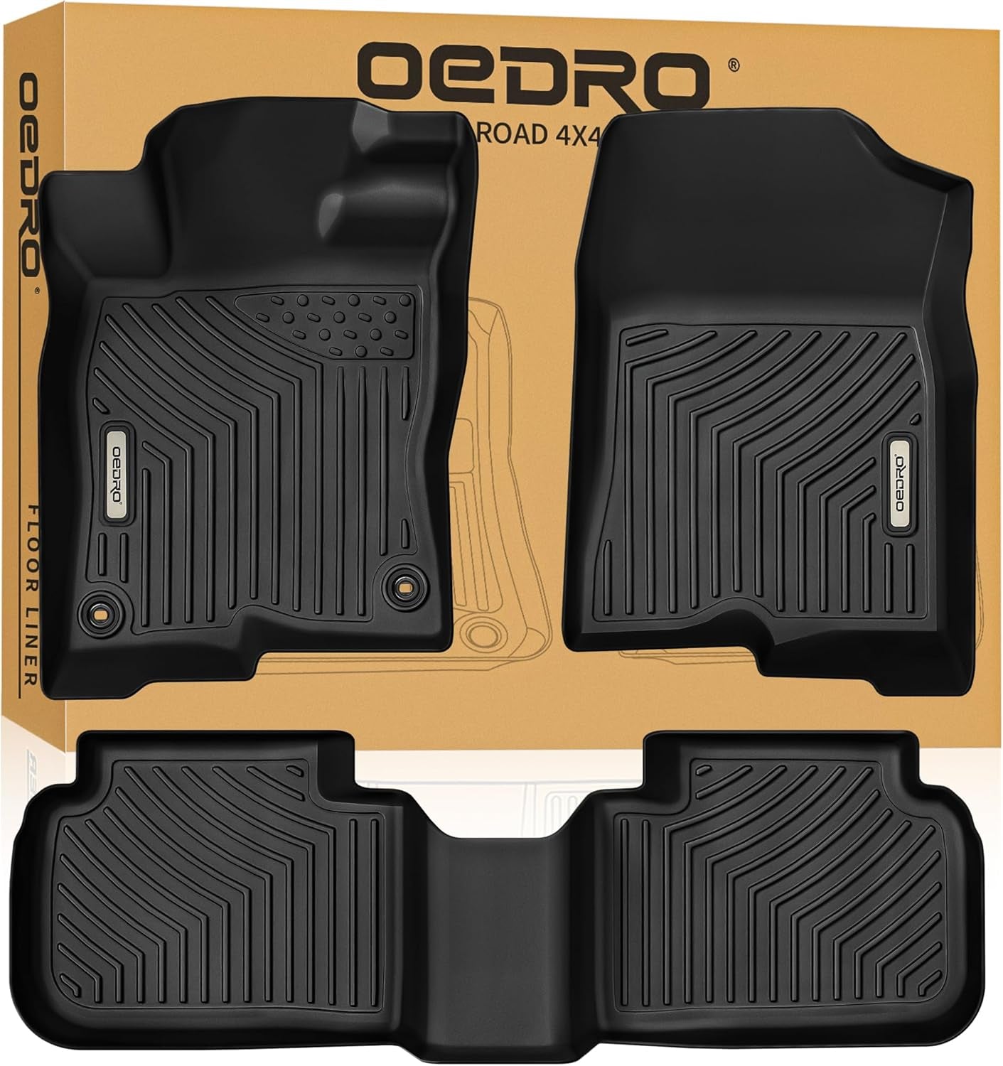 Floor Mats Fit for Honda Civic 2022 2023 2024 2025 / Acura Integra 2023 2024,All Weather Custom Fit Heavy Duty Floor Liners 1St & 2Nd Row Set (Not for Coupe Models)