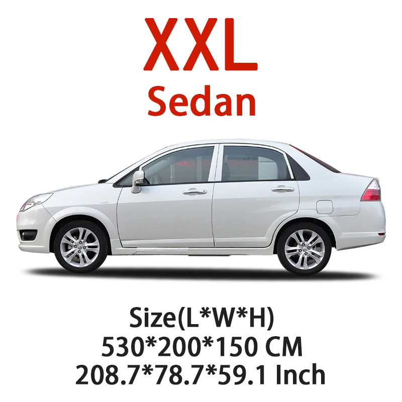 Car Cover Waterproof Dustproof UV Protective Covers Audi A1 A3 A4 A5 A6 A7 Q2 Q3 Q5 Q7 S3 S6 B6 B7 B8 C6 8P 8V 8L R8 TT RS TTS