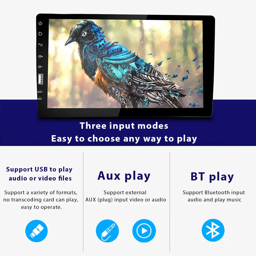 1 Din Car Radio HD Autoradio Multimedia Player Touch Screen Car Stereo MP5 FM Bluetooth USB Camera Car 1 Din Player