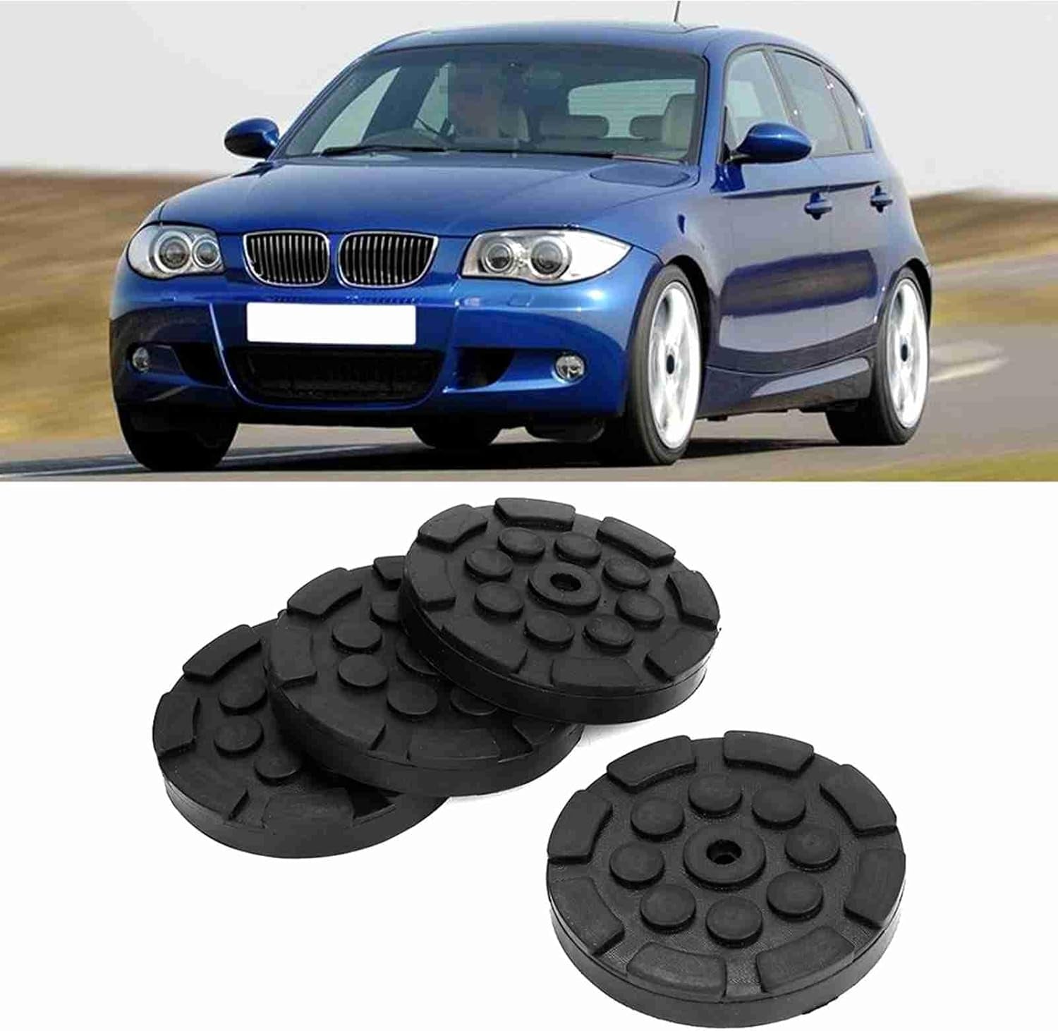 4 Stück Auto-Wagenheber-Hebepolster, Runde Gummi-Armpolster Für Auto-Wagenheber, Gewichtheber-Zubehör