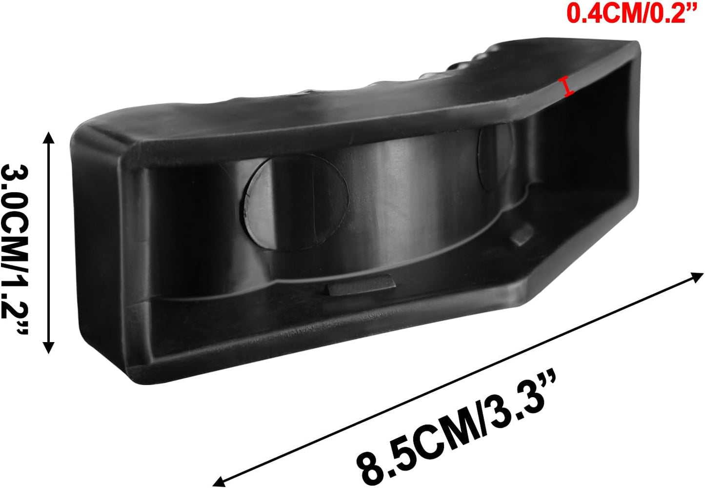 2 Stück Unterstellböcke Wagenheber Gummiauflage Gummipuffer Gummiblock Abstellböcke Für 3Ton Schützt Auto SUV Pkw LKW Vor Kratzern