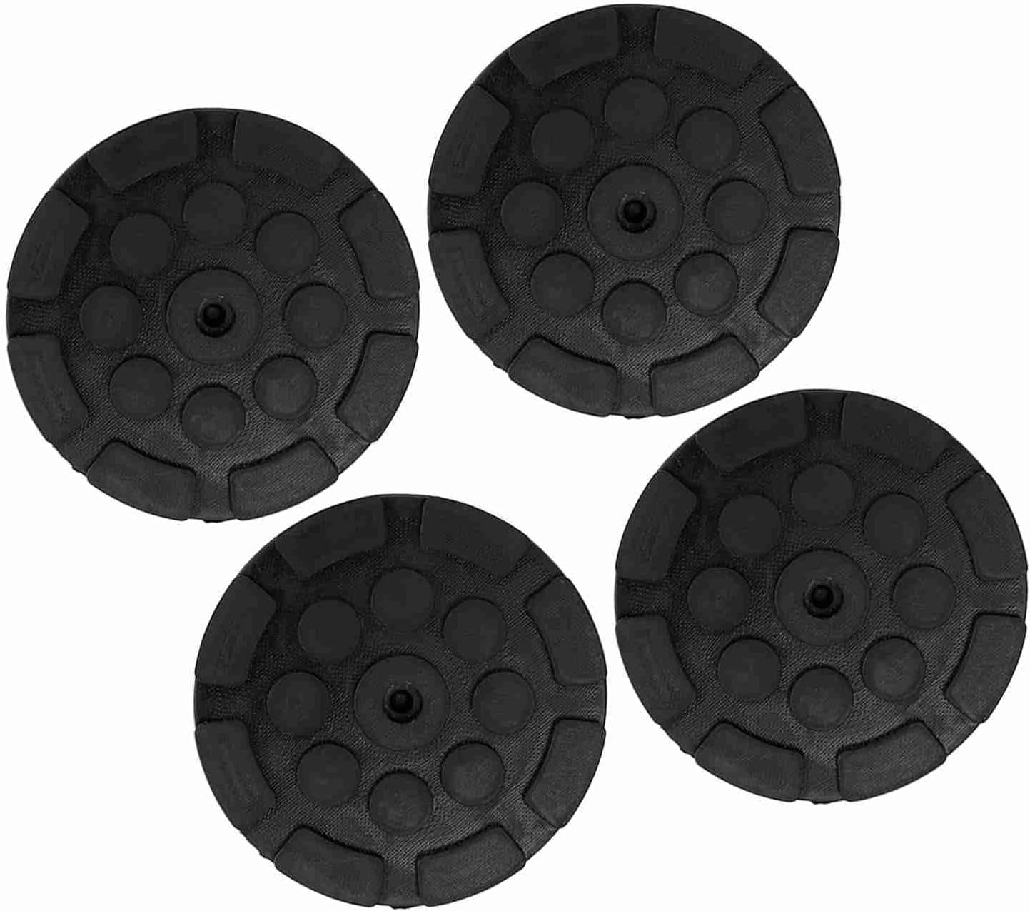 4 Stück Auto-Wagenheber-Hebepolster, Runde Gummi-Armpolster Für Auto-Wagenheber, Gewichtheber-Zubehör