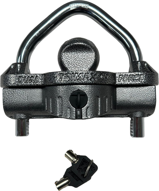 - UMAX 50D - Trailer Lock for Hitch, Dual Purpose Transforms to U Lock - Trailer Hitch Lock for 1-7/8" - 2-5/16" Couplers, All Coupler Types