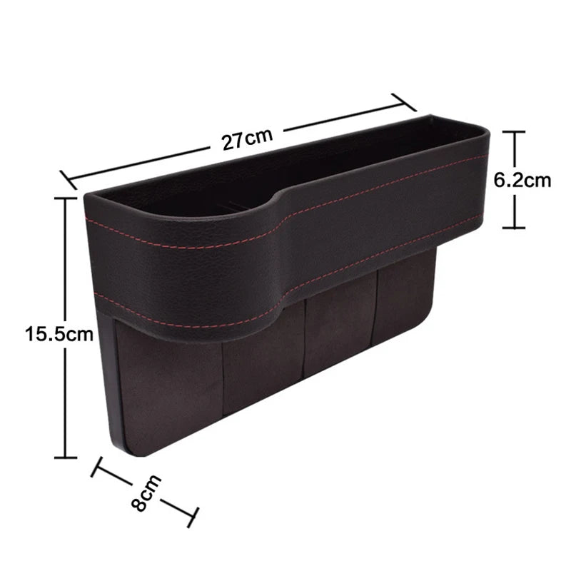 1 PC Car Seat Gap Pocket Universal Automatic Seats Slot Box Storage Organizer Phone Holder Auto Accessories
