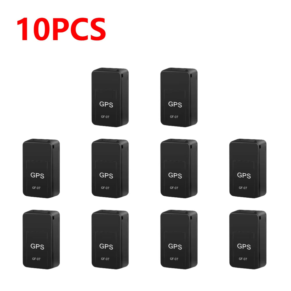 1-20Pcs Mini GPS Car Tracker Real Time Tracking GF 07 anti Theft anti Lost Locator Strong Magnetic Mount SIM Message Positioner