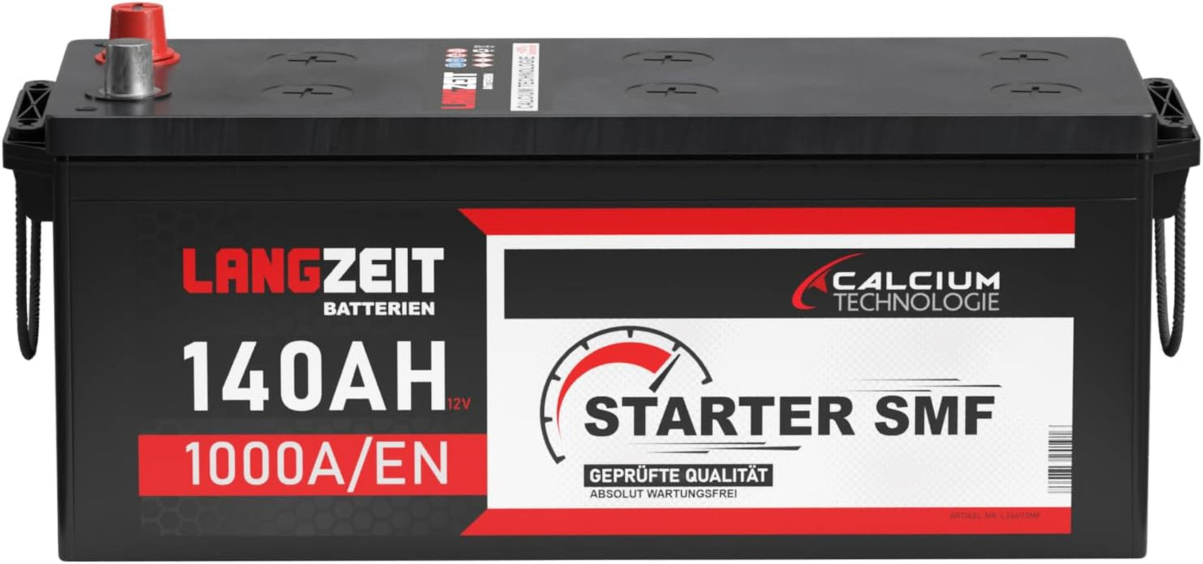 Langzeit LKW Batterie 12V 140Ah 1000A/EN SMF Batterie Verschlossen Starterbatterie Schlepper Traktor Statt 120Ah 125Ah 135Ah