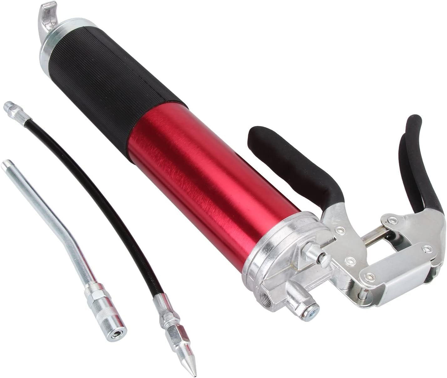 Twilight Garage Einhand Fettpresse Handfettpresse 500Ccm Tragbare 4500 PSI Handhebelfettpresse