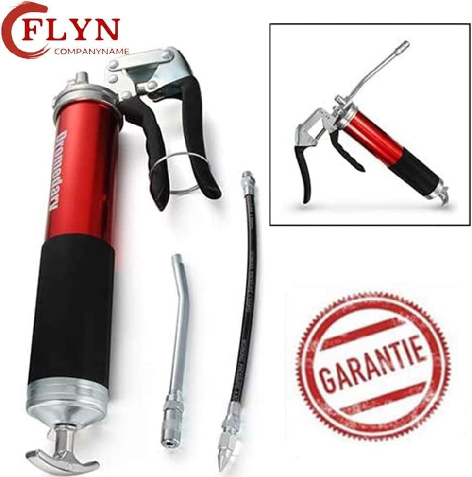 Twilight Garage Einhand Fettpresse Handfettpresse 500Ccm Tragbare 4500 PSI Handhebelfettpresse