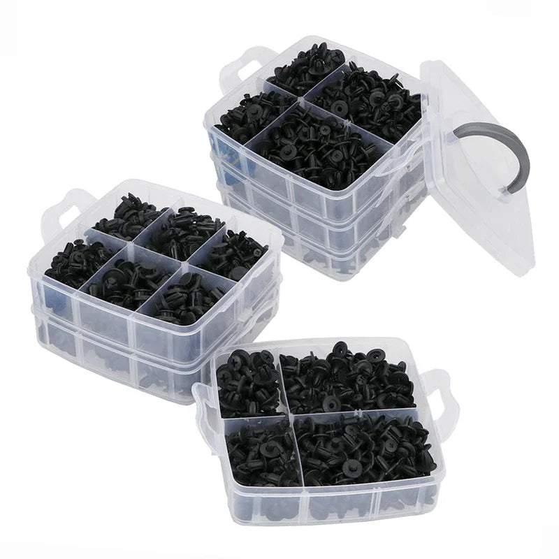 300/620PCS Car Fastener Clips Mixed Car Fasteners Door Trim Panel Auto Bumper Rivet Retainer Push Engine Cover Fender Clip