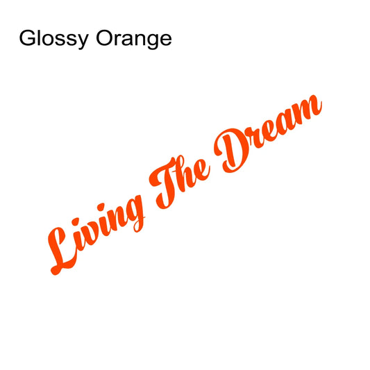 Car Whole Body Stickers for MAN TGX TG Auto Accessories Living the Dream Styling Vinyl Film Decor Decals Multicolor Available