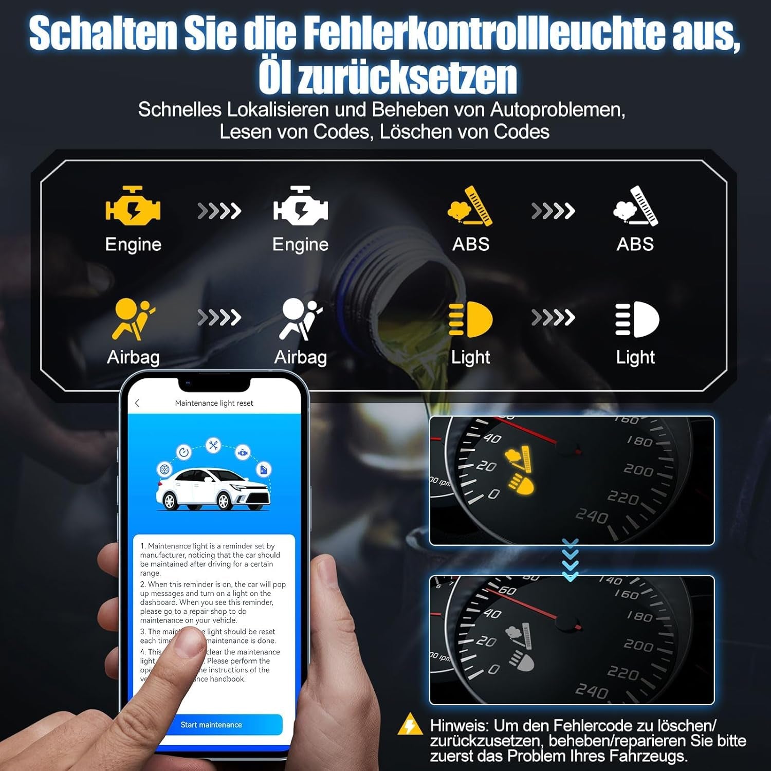 XTOOL AD20 Pro OBD2 Diagnosegerät Auto Scanner Alle System Scan, Obd2 Auslesegerät Mit Dtc-Definition, Öl-Reset, 15+ Sprachen, Spannungserkennung, Lebenslange Kostenlose Updates, Für Ios Und Android