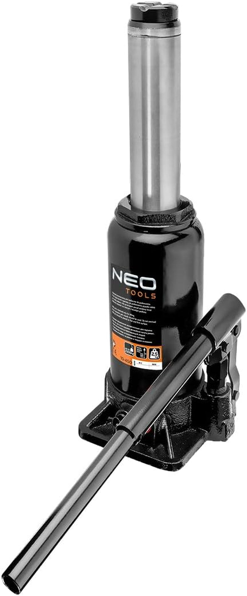 NEO TOOLS Wagenheber, Säulenhebebühne Tragfähigkeit 2 T, 181-345 Mm, Masse 2,5 Kg, Aus Stahl Gefertigt, in Kfz- Und Industriediensten, Werkstätten, Transportunternehmen Und in Garage