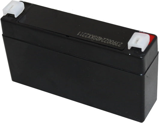 - 6V 1,3Ah Blei-Säure-Akku, Ideal Für Alarmanlagen, USV, Kommunikationssysteme, Sicherheitssysteme Und Elektrisches Kinderspielzeug. Wiederaufladbarer Akku, Schwarz, 10318